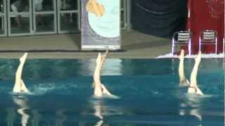 GALA NATATION SYNCHRONISEE VICHY 2012 FRENCH CANCAN 