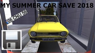 MY SUMMER CAR PLAKASIZ SAVE YENİLENDİ 2018!!