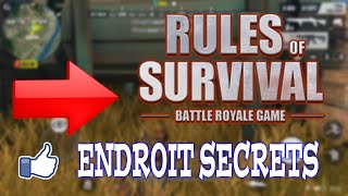 Endroits Secrets Sur Rules of Survival