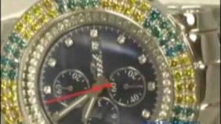 Freeze Men's Diamond Watch Blue Dial - IcedTime.com