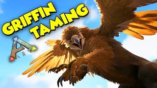HOW TO TAME A " GRIFFIN " - ( Ragnarok ) ARK Duo Survival Series #7
