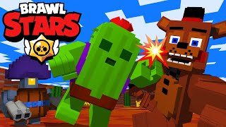 BRAWL STARS ANIMATION : ROBO RUMBLE VERSUS FNAF - Minecraft Animation