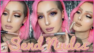 ♡ SEND NUDES ♡ Nude & Neutral | LIPSTICK? & LIPSYNC?