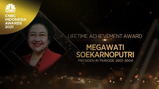 Megawati Soekarnoputri Raih ‘Lifetime Achievement ‘ CNBC Indonesia Awards 2021