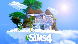 TINY FLOATING CASTLE // Sims 4 Speed Build