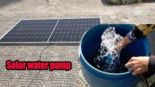 Test solar 540W with water pump 300W