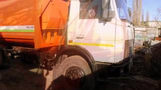 Мусоровоз МКЗ 3402 2011 г МАЗ 5337 950 тыс р Евро 3 с задней загрузкой
