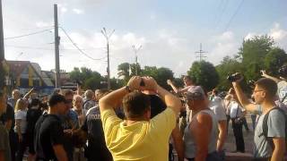 Стычка активистов с николаевской полицией на встрече с Надеждой Савченко