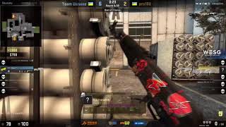 S1mple,Zeus,Edward vs pro100 матч за выход на чемпионат мира WESG