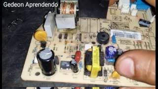 Aprendendo conserta placa de central de ar-condicionado