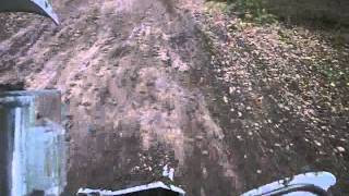 Husqvarna 449 - test ride wet conditions