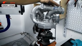 Сборка турбины битурбо Мерседес Спринтер 2.2