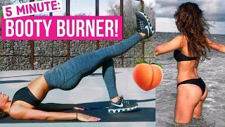 5 MINUTE BOOTY BURNER (FOLLOW ALONG EXERCISE ROUTINE) // TessaRenéeTR
