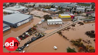 Drone Footage Shows CATASTROPHIC Bosnia Flooding