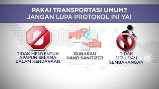 Pakai Transportasi Umum? Jangan Lupa Protokol Kesehatan