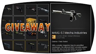 CS: GO | SKIN GIVEAWAY für 900 Subs :) | M4A1-S Mecha Industries