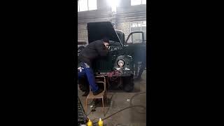 Первый пуск после ремонта ГАЗ-63.  GAZ-63