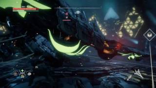 Horizon Zero Dawn Killing a Fire Bellowback PS4 Gameplay