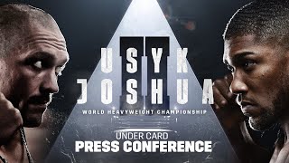 Oleksandr Usyk vs. Anthony Joshua 2 Undercard Press Conference