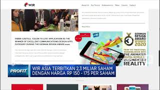 WIR Asia Bidik Rp 408 Miliar Lewat IPO Saham
