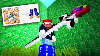 2v2v2v2 EMERALD LUCKY BLOCK WALLS - Gamemode Boots entdeckt!