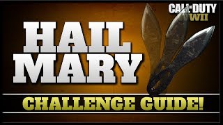 Easy Hail Mary Humiliation Challenge Spots! | CoD WW2 Throwing Knife Longshots