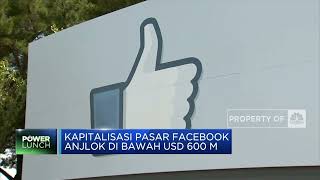 Kapitalisasi Pasar Facebook Anjlok