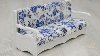 Диван и кресла для кукол Барби / Sofa and chairs for dolls Barbie