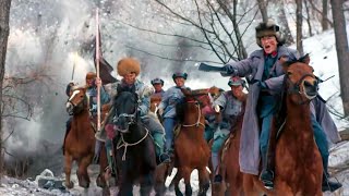 被日軍重重包圍！共軍士兵頂著炮火與日軍在雪地上展開血戰！ ️抗日