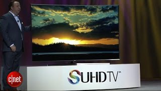 Samsung shows off its new SUHD TV on Tizen OS