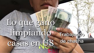 Lo que me pagan limpiando casas en USA✅?a si se gana el dinero ? ?!!!