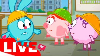 ПРЯМОЙ ЭФИР! LIVE Cмешарики 2D Азбука недвижимости | Наука для детей