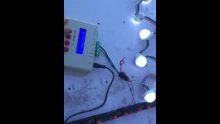 how to write dmx address to ucs512 led product