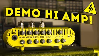 Demo Hi AMP! DIY Home Guitar Tube Head.