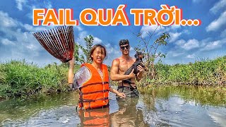 This was a FAIL... | Dẫn hai em lùn đi nôm cá và cái kết...