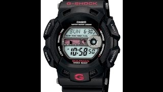 Обзор и настройка часов Casio G-Shock G-9100-1E [3088]