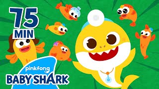 Five Little Sharks Jumping on the Bed | +Compilation | Best Nursery Rhymes 