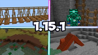 1.15.1 - МОДЫ! ТОП 10 МОДОВ ДЛЯ 1.15.1 - Мосты, крыши, рыбалка и т.д.