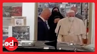 Bless This Vinyl: The Pope Browses in a Record Shop