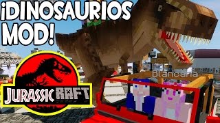 MOD DE DINOSAURIOS EN MINECRAFT |  JURASSICRAFT MOD