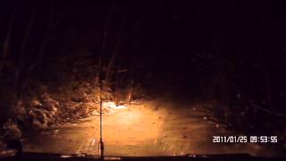 Toyota Land Cruiser 80. Зимний лес.Winter Forest Road.
