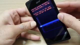 Acer Liquid Z220 Hard Reset, Factory reset, Recovery menu, Forgotten Password