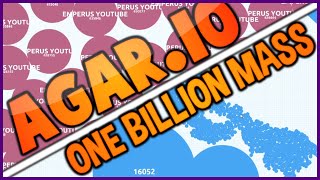 AGARIO WORLD RECORD 1,000,000,000 1 BILLION PRIVATE SERVER - AGAR.IO 60 FPS