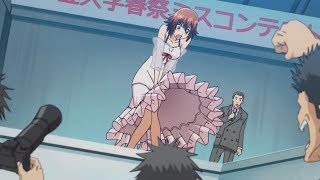 Throw Bouncy Balls to Lift Her Skirt up! - Grand Blue Episode 4