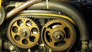 Replacing the timing belt and front oil seal on a GM 2.2L engine Daewoo, Isuzu, part 2: Timing belt