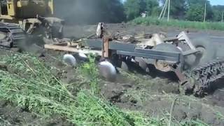 Дискование плантажа