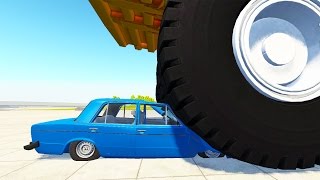 БЕЛАЗ ПРОТИВ ВАЗ 2106 - BEAMNG DRIVE
