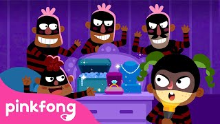 Cinco Ladrones de Puntillas???? | Las Súper Patrullas | Canciones Infantiles | Pinkfong en español