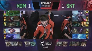 KDM (Edge Ryze) VS SKT (Faker Anivia) Game 3 Highlights - 2018 LCK Spring W9D5