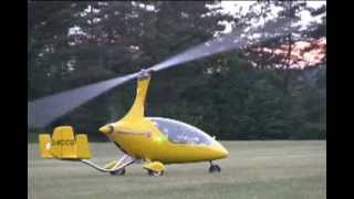 Autogyro Calidus Sunset flight